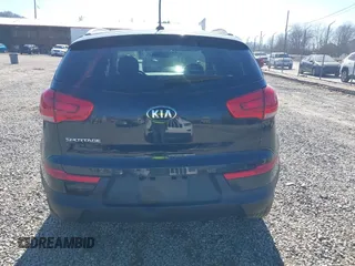 2016 Kia Sportage LX with VIN KNDPB3ACXG7825886, listed as a IAAI auction lot 41454209 with 167,778 mi miles. Bid and sale history available at carsss.com. Image 17.