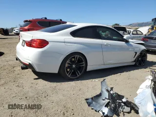 2015 BMW 4 Series 435i with VIN WBA3R1C58FK193525, listed as a Copart auction lot 57428725 with 85,881 mi miles and Clean title. Bid and sale history available at DreamBid. Image 3.
