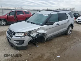 2016 Ford Explorer with VIN 1FM5K8BH4GGC32406, listed as a Copart auction lot 50003225 with 124,896 mi miles and Salvage Title. Bid and sale history available at DreamBid. Image 1.