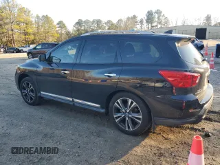2020 Nissan Pathfinder Platinum with VIN 5N1DR2DM5LC610958, listed as a Copart auction lot 88082685 with 109,633 mi miles and Salvage Title. Bid and sale history available at carsss.com. Image 2.
