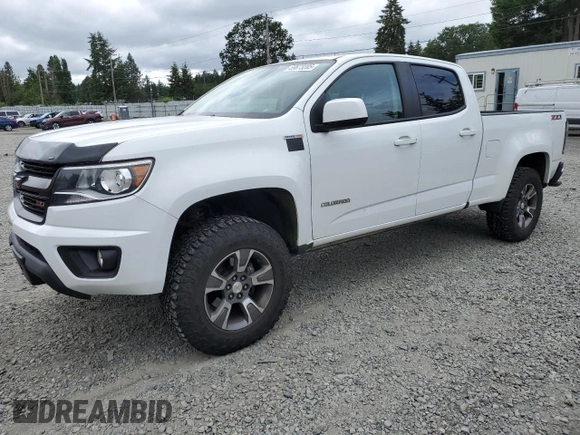 2018 Chevrolet Colorado 4WD Z71 with VIN 1GCPTDE11J1140908, listed as a Copart auction lot 59673205 with 104,799 mi miles and Clean title. Bid and sale history available at DreamBid. Image 1.