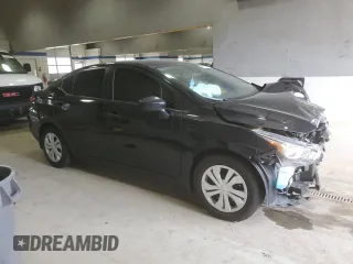 2021 Nissan Versa S with VIN 3N1CN8DV3ML897281, listed as a Copart auction lot 49673715 with 58,383 mi miles and Salvage Title. Bid and sale history available at carsss.com. Image 4.