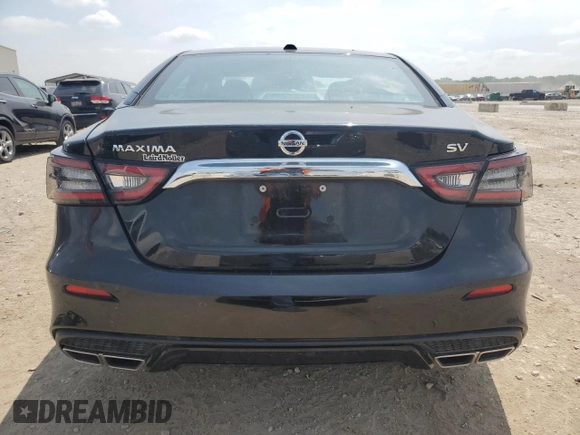 2022 Nissan Maxima SV with VIN 1N4AA6CV0NC502479, listed as a Copart auction lot 60921625 with 28,070 mi miles and Salvage title. Bid and sale history available at DreamBid. Image 6.