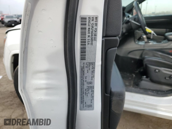 2020 Jeep Grand Cherokee Altitude z VIN 1C4RJFAG4LC420107, wystawiony jako Copart lot #44001055 z przebiegiem 44 747 mil mil oraz Szkoda całkowita • Salvage title. Historia ofert i sprzedaży dostępna na DreamBid. Obrazek 15.