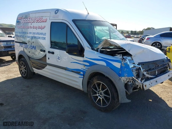 2013 Ford Transit Connect XL with VIN NM0LS7CN5DT173490, listed as a IAAI auction lot 41765443 with 172,985 mi miles. Bid and sale history available at carsss.com. Image 1.
