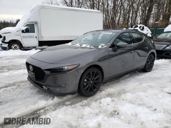 2020 Mazda Mazda3 Hatchback Premium Package with VIN JM1BPBNM1L1157076, listed as a Copart auction lot 38391203 with 30,906 mi miles. Bid and sale history available at carsss.com. Image 1.