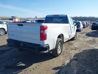 2022 Chevrolet Silverado 1500 Work Truck with VIN 3GCNAAEK4NG506033, listed as a IAAI auction lot 41791429 with 24,818 mi miles and . Bid and sale history available at DreamBid. Image 4.