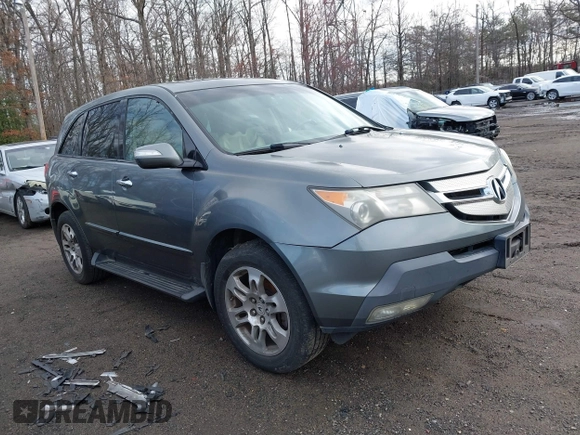 2008 Acura MDX Tech/Pwr Tail Gate with VIN 2HNYD28628H549647, listed as a IAAI auction lot 41820247 with 217,618 mi miles. Bid and sale history available at carsss.com. Image 1.