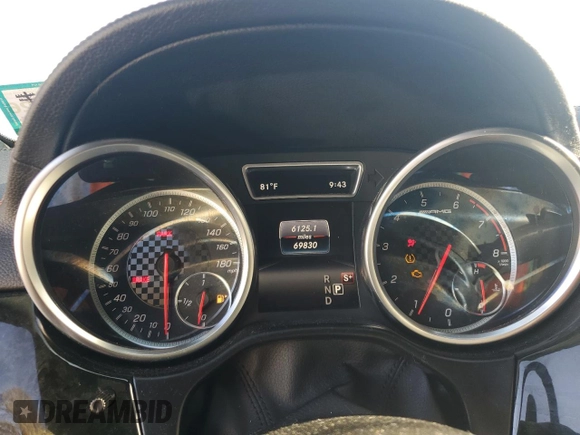 2018 Mercedes-Benz GLE 43 AMG with VIN 4JGDA6EB4JA995756, listed as a Copart auction lot 78645314 with 69,830 mi miles and Salvage Title. Bid and sale history available at DreamBid. Image 9.