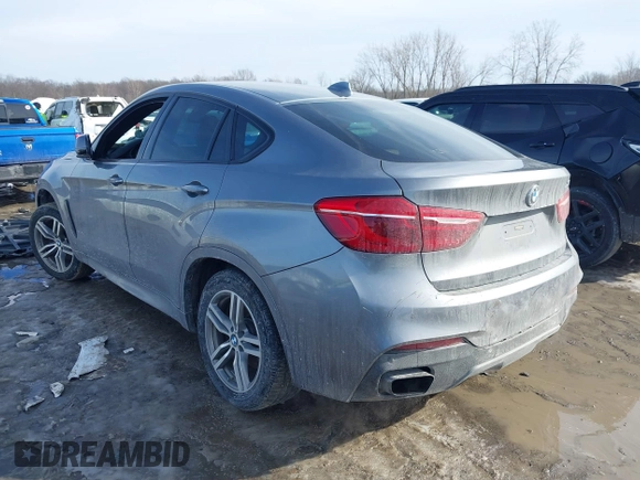 2018 BMW X6 xDrive50i with VIN 5UXKU6C50J0W39146, listed as a IAAI auction lot 41652073 with 108,258 mi miles. Bid and sale history available at carsss.com. Image 3.