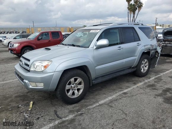 2005 Toyota 4Runner SR5 with VIN JTEZU14R050048207, listed as a Copart auction lot 51015635 with 163,945 mi miles and Salvage Title. Bid and sale history available at carsss.com. Image 1.
