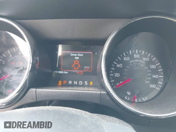 2015 Ford Mustang V6 with VIN 1FA6P8AM6F5369629, listed as a IAAI auction lot 42056978 with 111,083 mi miles and . Bid and sale history available at DreamBid. Image 7.