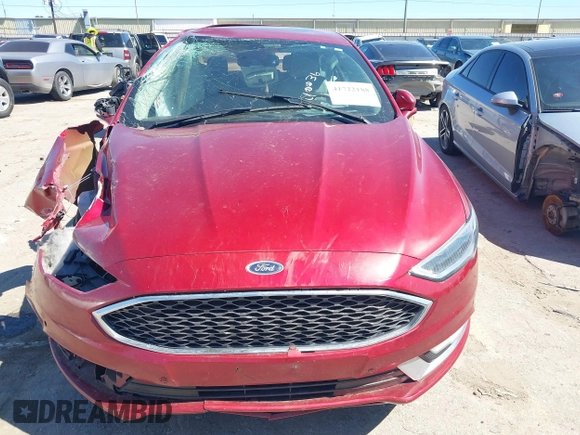 2017 Ford Fusion Titanium with VIN 3FA6P0K90HR184777, listed as a IAAI auction lot 41722188 with 116,654 mi miles. Bid and sale history available at carsss.com. Image 12.