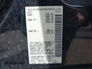 2022 Nissan Altima SV z VIN 1N4BL4DW5NN338435, wystawiony jako IAAI lot #42152480 z przebiegiem 28 926 mil mil oraz . Historia ofert i sprzedaży dostępna na DreamBid. Obrazek 9.
