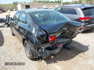 2019 Nissan Sentra S with VIN 3N1AB7AP1KY360683, listed as a IAAI auction lot 41876053 with 91,016 mi miles. Bid and sale history available at carsss.com. Image 3.