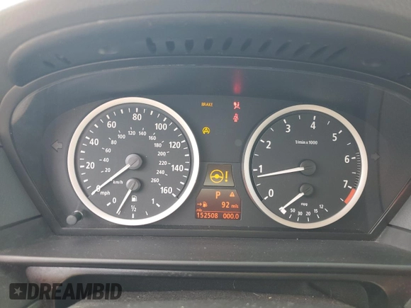 2006 BMW 5 Series 530xi with VIN WBANN73566CN02216, listed as a Copart auction lot 77526964 with 152,508 mi miles and Non Repairable. Bid and sale history available at carsss.com. Image 9.