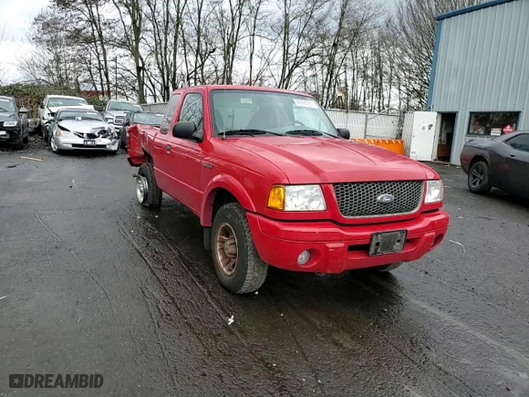 2002 Ford Ranger XL Fleet with VIN 1FTYR44U42PA01398, listed as a Copart auction lot 45995555 with 89,654 mi miles and Salvage Title. Bid and sale history available at carsss.com. Image 11.
