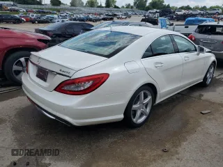 2014 Mercedes-Benz CLS-Class CLS 550 with VIN WDDLJ9BB7EA103615, listed as a Copart auction lot 57481104 with 70,321 mi miles and Salvage Title. Bid and sale history available at carsss.com. Image 3.