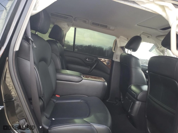 2019 Infiniti QX80 LUXE with VIN JN8AZ2NF3K9681793, listed as a Copart auction lot 49930475 with 83,923 mi miles and Salvage Title. Bid and sale history available at carsss.com. Image 11.