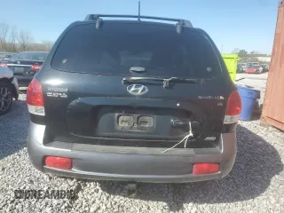 2006 Hyundai Santa Fe GLS with VIN KM8SC73D96U094903, listed as a Copart auction lot 49484945 with 180,838 mi miles and Salvage Title. Bid and sale history available at carsss.com. Image 6.