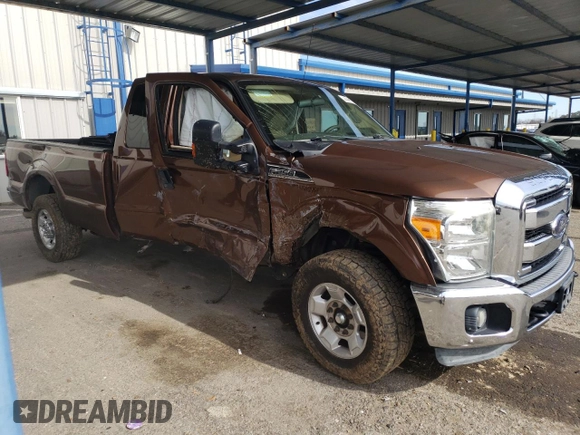 2012 Ford Super Duty F-250 SRW XL with VIN 1FT7X2A68CEB22136, listed as a Copart auction lot 44444945 with 117,630 mi miles and Salvage Title. Bid and sale history available at carsss.com. Image 4.