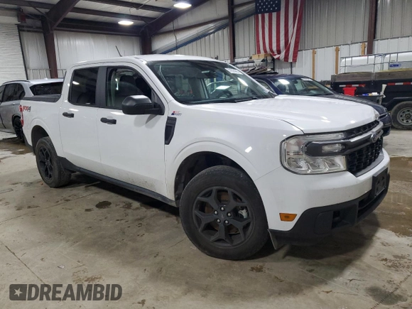 2023 Ford Maverick XL with VIN 3FTTW8F90PRA63156, listed as a Copart auction lot 51825665 with 27,319 mi miles and Salvage title. Bid and sale history available at DreamBid. Image 4.