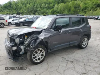 2020 Jeep Renegade Latitude z VIN ZACNJBBB1LPL03636, wystawiony jako Copart lot #55380425 z przebiegiem 68 858 mil mil oraz Szkoda całkowita • Salvage title. Historia ofert i sprzedaży dostępna na DreamBid. Obrazek 1.