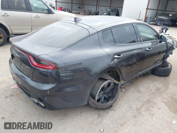 2021 Kia Stinger GT-Line with VIN KNAE15LA8M6098263, listed as a IAAI auction lot 41926026 with 118,371 mi miles and . Bid and sale history available at DreamBid. Image 4.