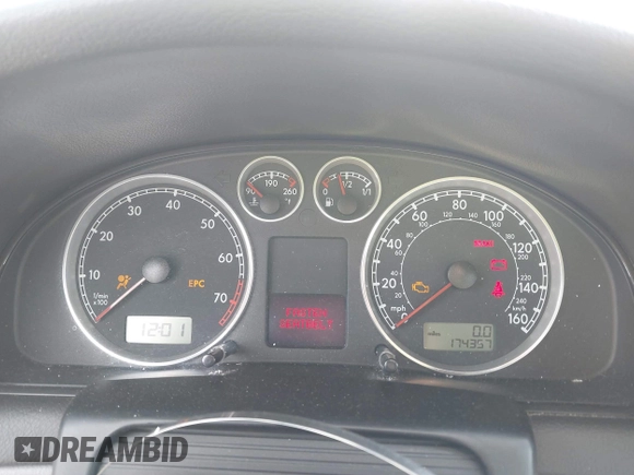 2004 Volkswagen Passat GLX with VIN WVWRH63B64P150935, listed as a IAAI auction lot 42064933 with 174,357 mi miles and . Bid and sale history available at DreamBid. Image 7.