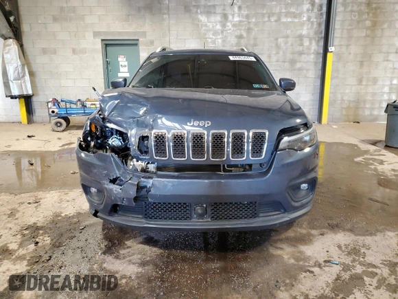 2021 Jeep Cherokee Altitude with VIN 1C4PJMLBXMD162622, listed as a Copart auction lot 44963445 with 43,255 mi miles and Salvage Title. Bid and sale history available at carsss.com. Image 5.