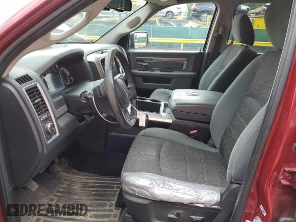 2015 Ram 1500 Big Horn with VIN 1C6RR7LT1FS671631, listed as a Copart auction lot 58530775 with Not provided miles and Salvage title. Bid and sale history available at DreamBid. Image 7.