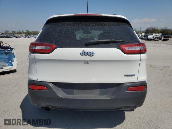2018 Jeep Cherokee Latitude with VIN 1C4PJLCB6JD587468, listed as a Copart auction lot 52258695 with 136,466 mi miles and Salvage title. Bid and sale history available at DreamBid. Image 6.