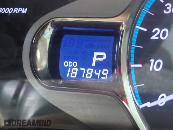 2012 Toyota Sienna XLE AAS with VIN 5TDYK3DC4CS186081, listed as a IAAI auction lot 42481131 with 187,849 mi miles and . Bid and sale history available at DreamBid. Image 15.