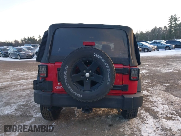 2014 Jeep Wrangler Sport with VIN 1C4AJWAG9EL295931, listed as a IAAI auction lot 41362815 with 104,881 mi miles and . Bid and sale history available at carsss.com. Image 16.