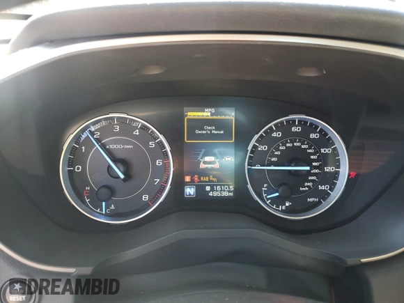2019 Subaru Ascent Limited with VIN 4S4WMAPD4K3472762, listed as a Copart auction lot 55941725 with 49,538 mi miles and Salvage title. Bid and sale history available at DreamBid. Image 9.