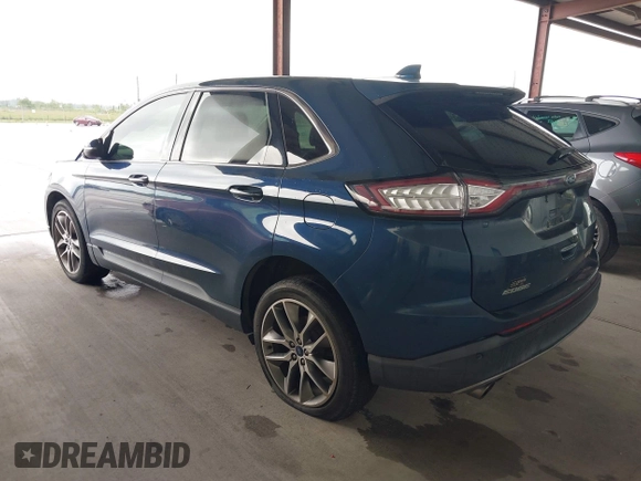 2016 Ford Edge Titanium with VIN 2FMPK3K92GBB76588, listed as a IAAI auction lot 40279879 with 116,293 mi miles. Bid and sale history available at carsss.com. Image 3.