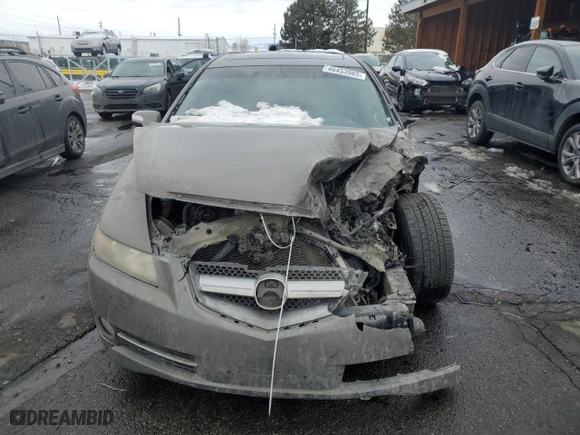 2008 Acura TL with VIN 19UUA66258A028362, listed as a Copart auction lot 46453985 with 0 mi miles and Non Repairable. Bid and sale history available at carsss.com. Image 5.