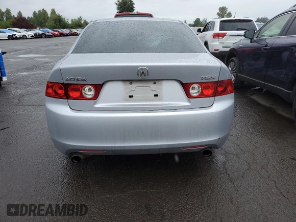 2004 Acura TSX w/Navigation with VIN JH4CL96944C038672, listed as a Copart auction lot 56462214 with 239,157 mi miles and Salvage Title. Bid and sale history available at carsss.com. Image 6.