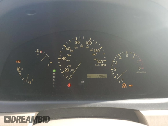 2001 Lexus RX 300 with VIN JTJHF10U610179105, listed as a Copart auction lot 83730454 with 70,866 mi miles and Salvage Title. Bid and sale history available at DreamBid. Image 9.
