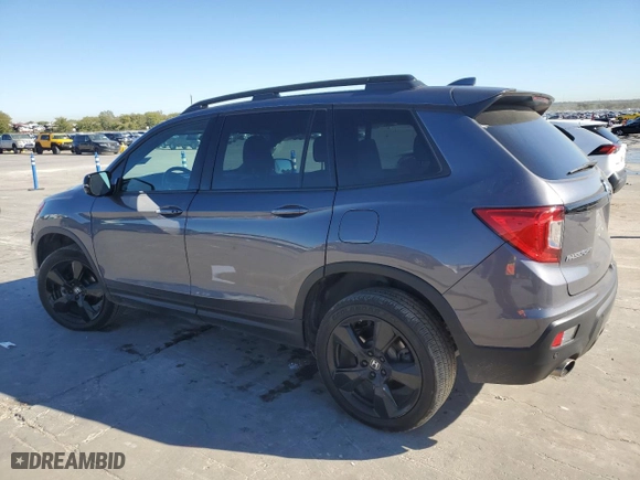 2021 Honda Passport Elite with VIN 5FNYF8H04MB034700, listed as a Copart auction lot 80916854 with 74,700 mi miles and Salvage Title. Bid and sale history available at carsss.com. Image 2.