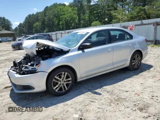 2014 Volkswagen Jetta S with VIN 3VW2K7AJ3EM227817, listed as a Copart auction lot 61415465 with 121,248 mi miles and Salvage title. Bid and sale history available at DreamBid. Image 1.