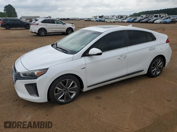 2019 Hyundai Ioniq Limited z VIN KMHC05LC6KU138357, wystawiony jako Copart lot #55044845 z przebiegiem 78 149 mil mil oraz Szkoda całkowita • Salvage title. Historia ofert i sprzedaży dostępna na DreamBid. Obrazek 1.