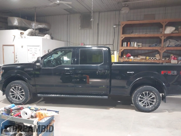 2018 Ford F-150 XL with VIN 1FTFW1E56JFD06640, listed as a IAAI auction lot 41983563 with 63,092 mi miles. Bid and sale history available at carsss.com. Image 14.