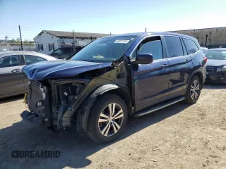 2018 Honda Pilot EX-L with VIN 5FNYF6H69JB044322, listed as a Copart auction lot 48287155 with 61,096 mi miles and Salvage title. Bid and sale history available at DreamBid. Image 1.