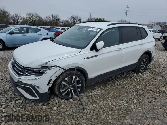 2022 Volkswagen Tiguan S with VIN 3VV1B7AX4NM014962, listed as a Copart auction lot 51811795 with 70,436 mi miles and Salvage title. Bid and sale history available at DreamBid. Image 1.