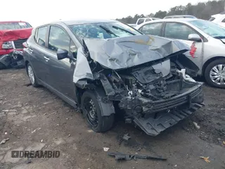 2022 Nissan LEAF S with VIN 1N4AZ1BV3NC554735, listed as a IAAI auction lot 41520034 with 32,171 mi miles and . Bid and sale history available at DreamBid. Image 1.