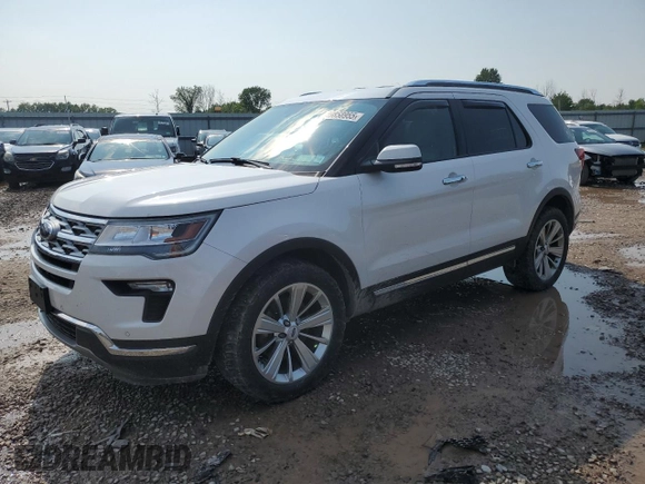 2018 Ford Explorer Limited с VIN 1FM5K8F84JGC34707, выставлен на аукционе Copart как лот 59858955 с пробегом 100 393 миль миль и Списание • Salvage title. История ставок и продаж доступна на DreamBid. Изображение 1.