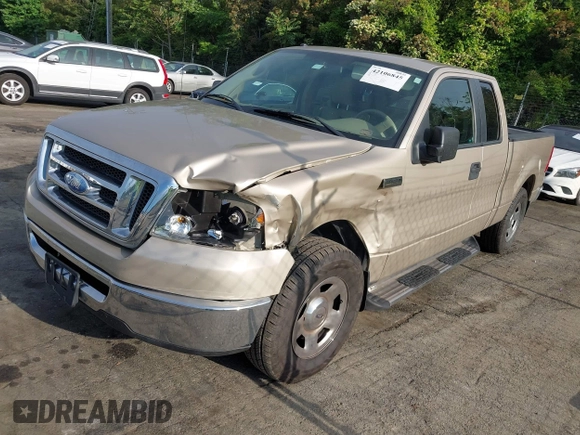 2008 Ford F-150 XL with VIN 1FTPX12V68FB82076, listed as a IAAI auction lot 42106845 with 169,406 mi miles and . Bid and sale history available at DreamBid. Image 2.