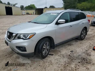 2017 Nissan Pathfinder SV with VIN 5N1DR2MM7HC630555, listed as a Copart auction lot 58544415 with 122,810 mi miles and Clean title. Bid and sale history available at DreamBid. Image 1.