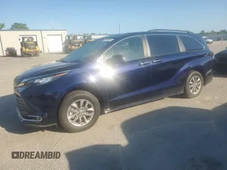 2023 Toyota Sienna XLE z VIN 5TDYRKEC6PS172550, wystawiony jako Copart lot #53465305 z przebiegiem 38 138 mil mil oraz Czysty tytuł • Clean title. Historia ofert i sprzedaży dostępna na DreamBid. Obrazek 1.
